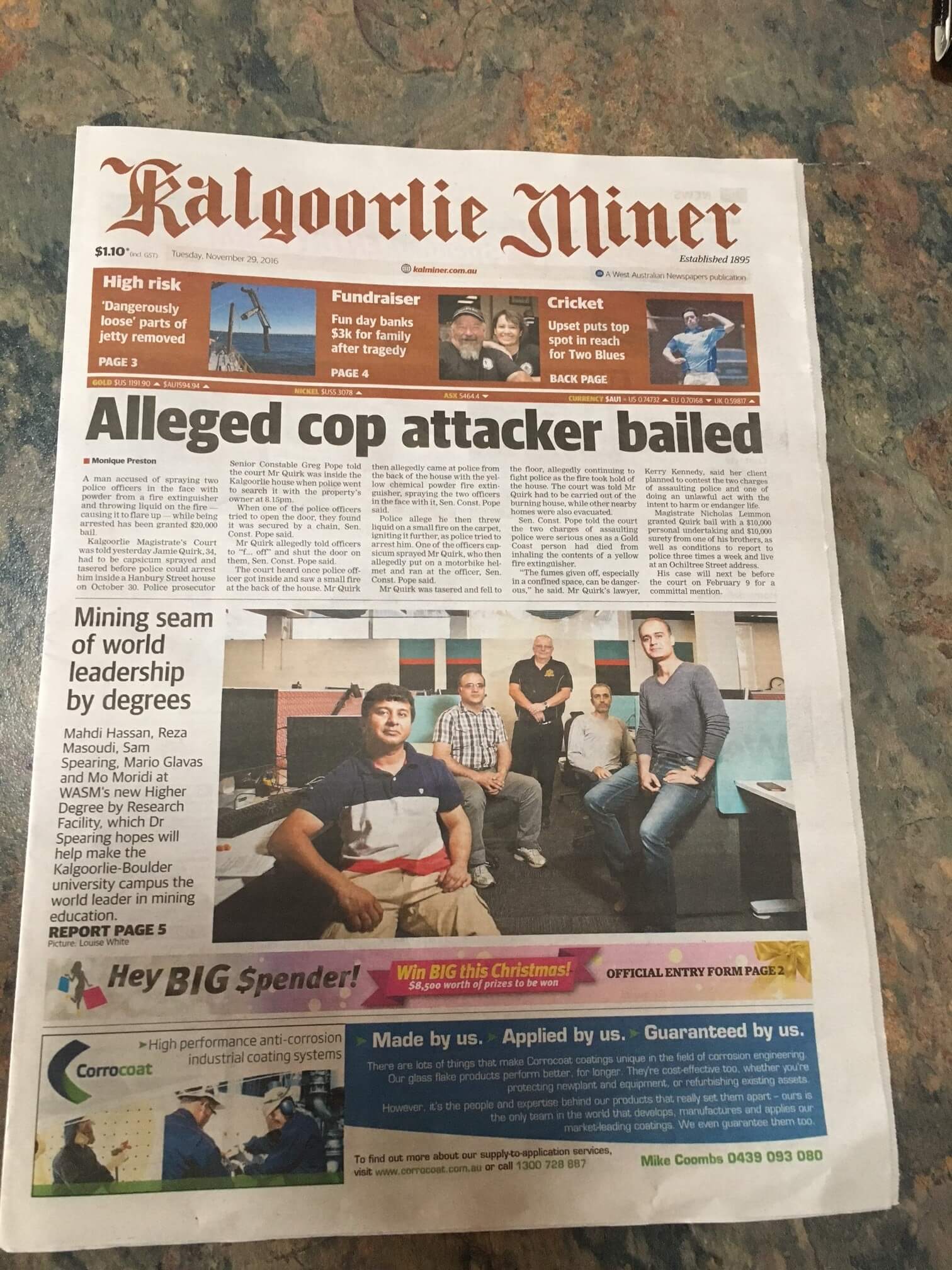 WA School of Mines Research Facility