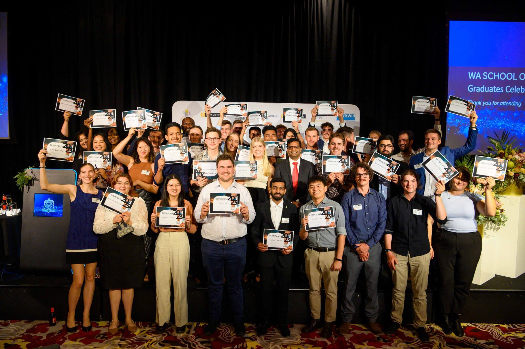 WASMA Perth Graduates event 2023