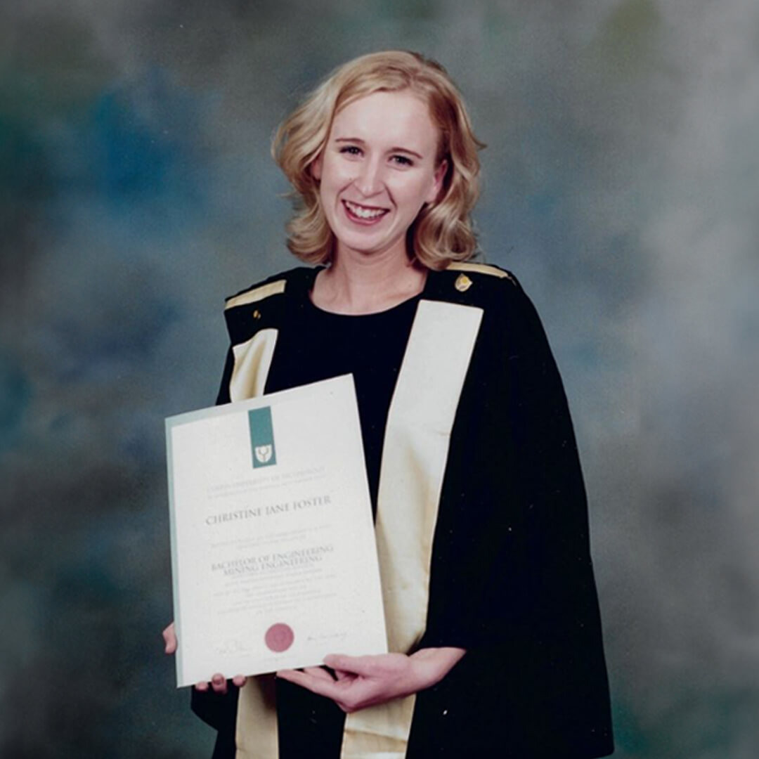 First Recipient of the Christine Foster Memorial Scholarship