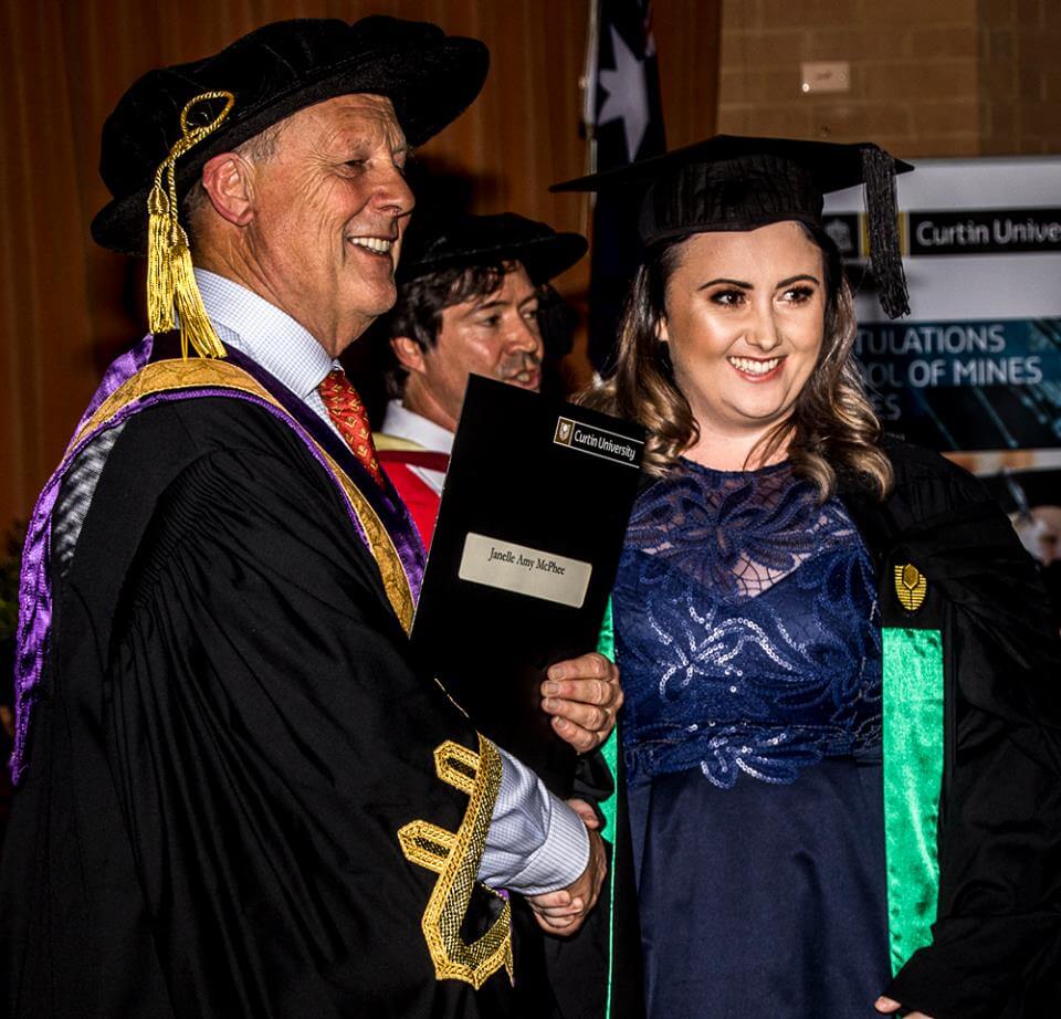 WASM Alumni & Saracen Minerals Scholarship Recipient wins Ray Finlayson Medal