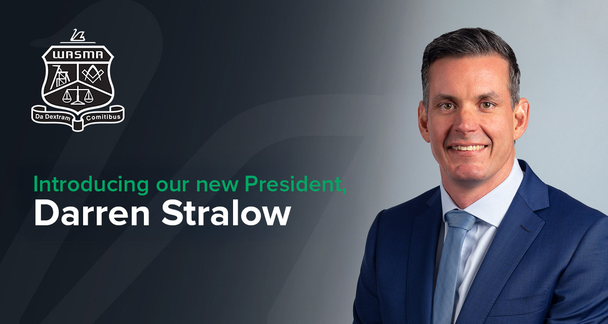 5 minutes with WASMA President, Darren Stralow