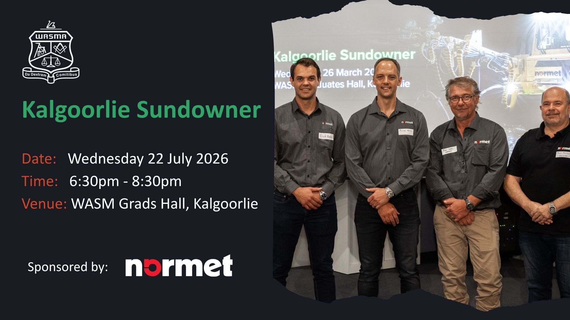 WASMA Kalgoorlie Sundowner – July 2026