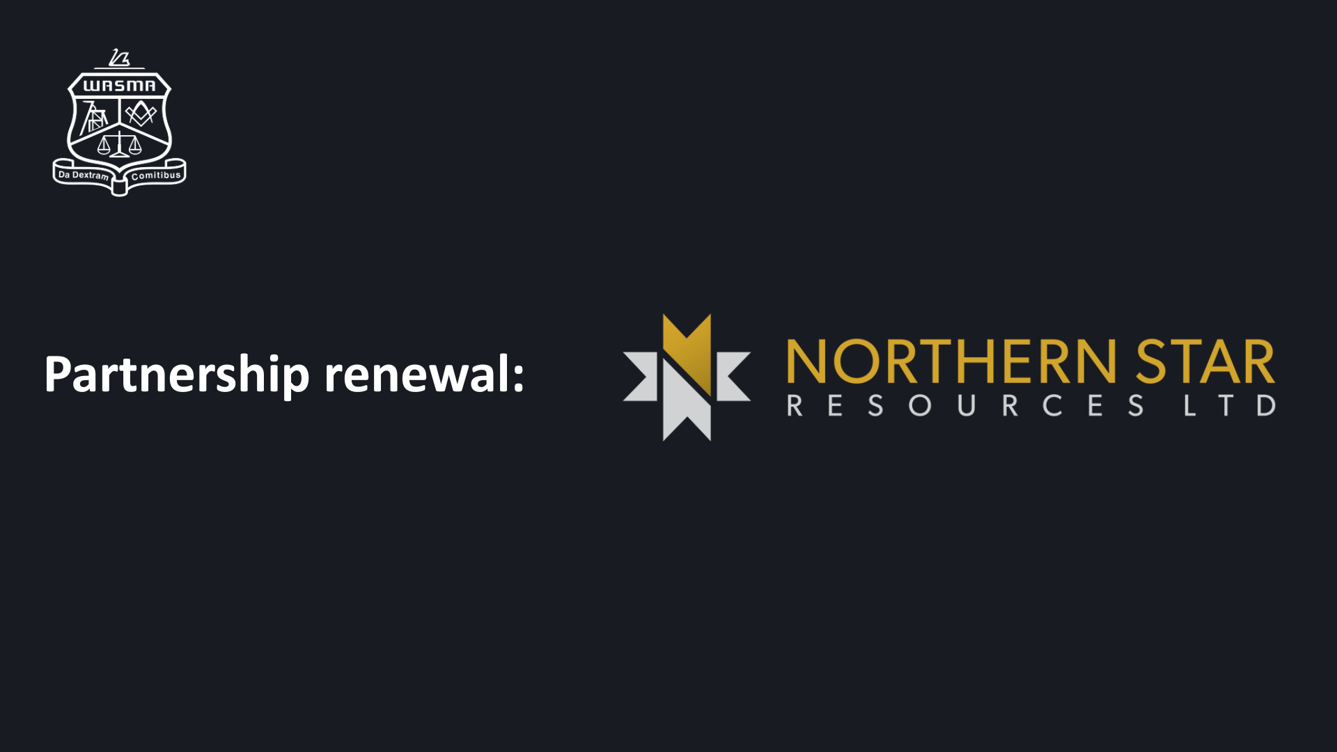 Partnership Renewal with Northern Star