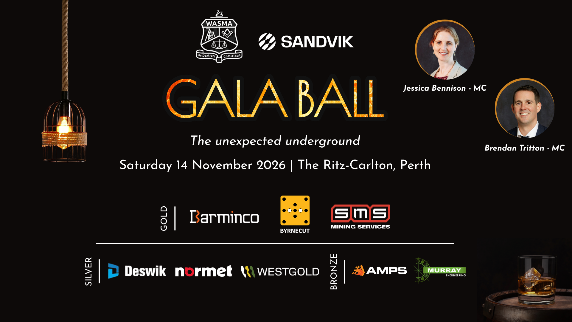Introducing our 2026 WASMA Sandvik Gala Ball MCs