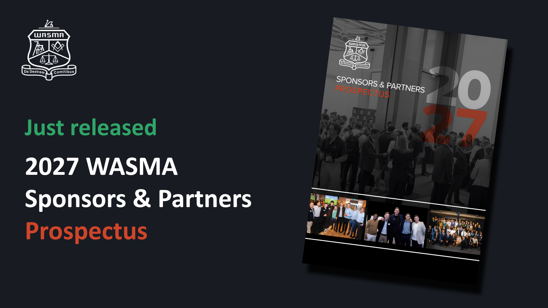 Just Released: 2027 WASMA Sponsors & Partners Prospectus